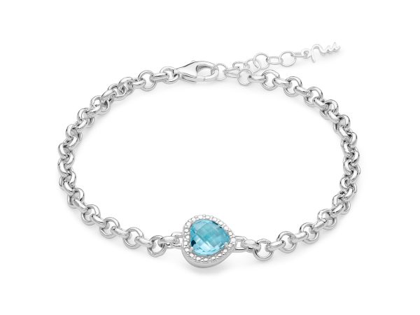 Miluna Bracciale Gemma Del Cielo a cuore BRD908